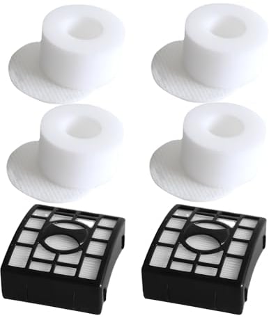 JILAN NZ801UKT Filter Replacement for Shark Rotator Powered Lift Away Speed Vacuum NV620 NV680 NV681 NV682 NV683 NV801uk NV800 NV803 UV810 AX910 AZ910UK AZ910UKT Compare to Part # XFF680 &XHF680