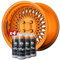 AutoFullCar - Pack de jantes vinyle liquide Full DIP - 4 sprays - 400 ml. Unité - Finition mate - Valable pour jantes de 15 à 18 pouces (orange métallisé)