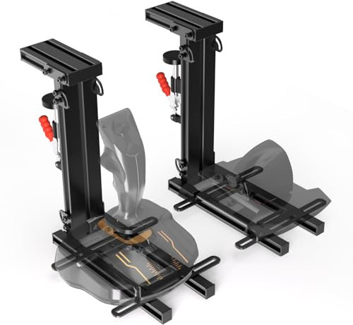 DIWANGUS UK Hotas Mount for Logitech X56,X52,X52 Pro, Throttle and Hotas Systems for Thrustmaster T Flight HOTAS,Thrustmaster T.16000M, Thrustmaster TCA, for The Flight Sim Game Joystick