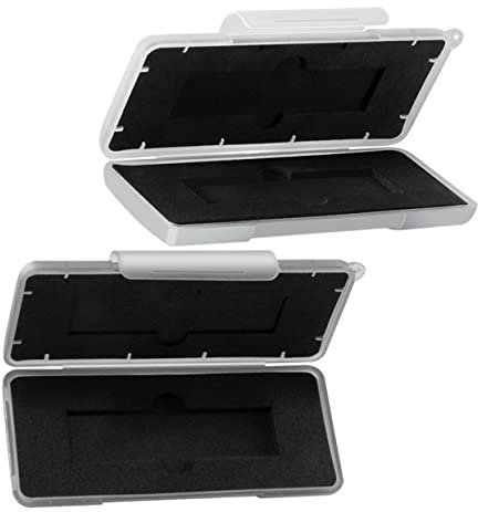 PHENOFICE 2pcs Hard Drive Case Ssd Protective Box Carrying Case for Ssd Storage Shockproof Enclosure for Nas Enclosure