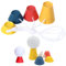 ZFRITP Golf Tees,4 Stück Gummi Tees Golf,Tee Golf Kunststoff,Golf Tees Für Matte,Plastik Tees Golf Für Übungsmatte Sport,Kunststoff Golf Tees Indoor Outdoor Training - 4 Verschiedene Höhen Golf Tee