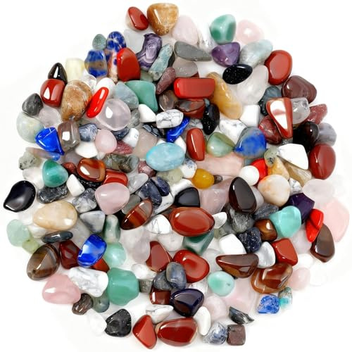 jwtyu 600g Decorative stones 9-12mm Fishtank gravel stones Aquarium Gravel suitable for aquariums Stones for vases Plants Gardens Landscape design Succulents