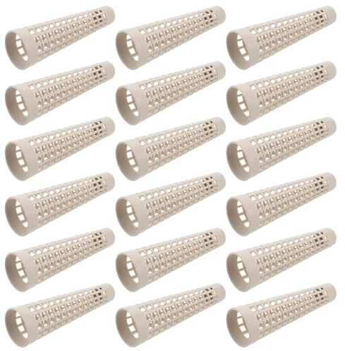 Lurrose 20pcs Tapered Yarn Cone Wire Spool for Textile Professionals Sturdy Pp Material Mesh Tower Structure Unique Design Bulk Production Unwinding Yarn for Bulk Production in The Textile