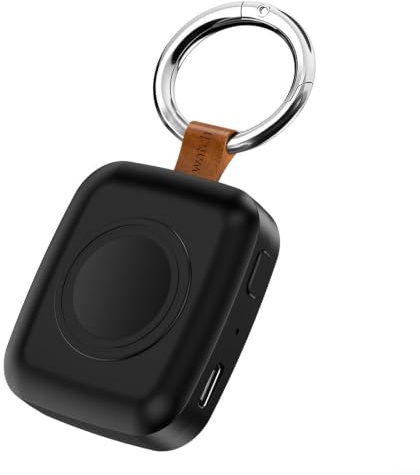 Risveglio Caricabatterie portatile per Samsung per Galaxy Watch 8/7/6/5/4/3, 1200 mAh Wireless Magnetic Power Bank, portachiavi da viaggio caricabatterie con forte magnete