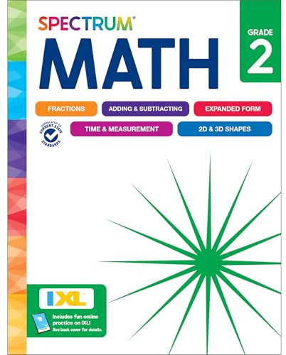 Spectrum Math Workbook, Grade 2