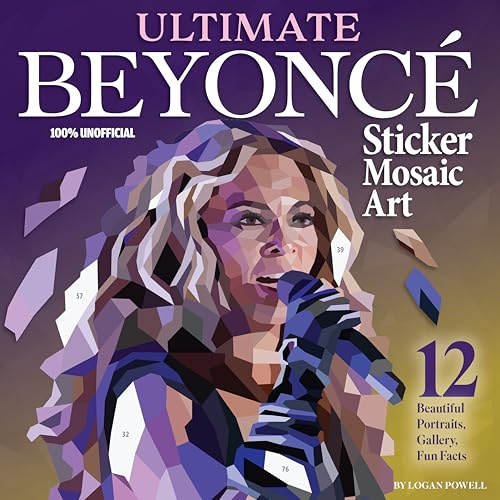 Ultimate Beyonce Sticker Mosaic Art: 12 Beautiful Portraits, Gallery, Fun Facts