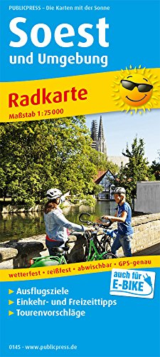 Soest und Umgebung: Radkarte mit Ausflugszielen, Einkehr- & Freizeittipps, wetterfest, reissfest, abwischbar, GPS-genau. 1:75000 (Radkarte: RK)