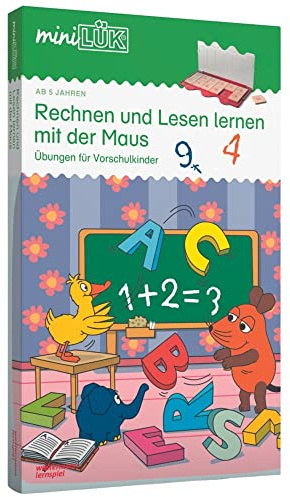 miniLÜK-Set: Vorschule/1. Klasse - Mathematik, Deutsch Rechnen und Lesen lernen mit der Maus: Inhalt: mini LÜK-Kontrollgerät, Übungshefte ... 1 und 2 (miniLÜK-Sets: Kasten + Übungsheft/e)