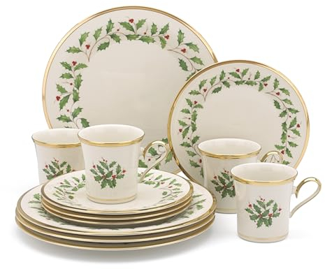Lenox 6122048 Holiday Tafelservice 12-teilig