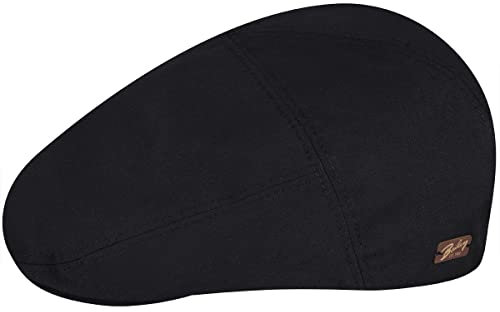 Bailey of Hollywood Graham Flat Cap, Black, Large