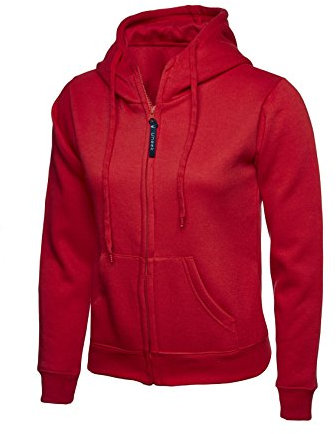 Ladies Classic Full Zip Hooded Sweatshirt