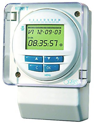 Mini T-QRS 12 V CC.Interruptor HORARIO ANALOGICO.Montaje TRASCUADRO.ESF.7 DIAS.16(4) A Reserva >100 H