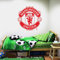 Beautiful Game Manchester United Football Club Official (ONE COLOUR) Crest Sticker Decal Wall Art (Red, 60cm)