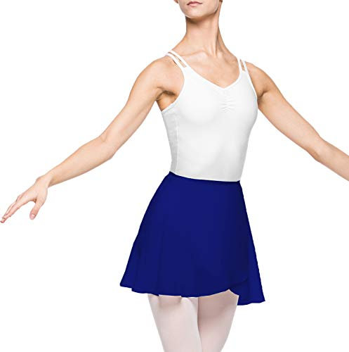 Arabesque Damen Ballett Wickelrock Ballettrock 2007 (M, Blau)
