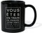 Spreadshirt Humour Ophtalmo Perde Votre Temps Tasse Mug, taille unique, noir