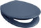 Euroshowers Rainbow Soft Close Top Fix/Blind Hole Fix/Standard Fix Toilet Seat (Denim Blue)
