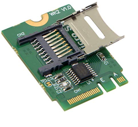 Sintech M.2 Carte Micro SD, TF SDHC SDXC vers NGFF Key A-E