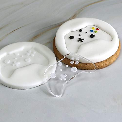 imPRESSed® Gamer Console PC Embosser for Cake Decorating and to Create Cupcake Toppers and Cookie Logos (X Controller)