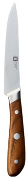 Richardson Sheffield SCANDI Allzweckmesser | Obstmesser & Gemüsemesser | MOV Klingenstahl | Nietengriff Eschenholz | ausgewogene Balance | Küchenmesser scharf | Kochmesser klein | 12,5 cm Klinge