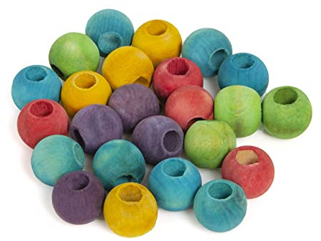 HappyBird | DIY - Bunte Holzkugeln für Vogelspielzeug | Spielzeug für Vögel zum selber basteln
