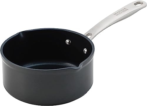 Kuhn Rikon Easy Pro Non-Stick Milk Pan, 16 cm, Aluminium