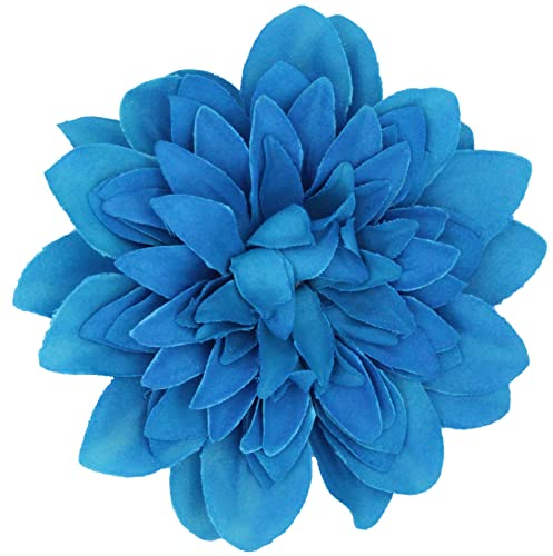 Fascinator / Fascinator / Haarschmuck, Blume, Chrysantheme, Türkis