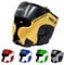 RingMaster Kopfschutz für Boxen, MMA, Kampfsport, Kickschutz, Größe L, XL, Gold/Schwarz