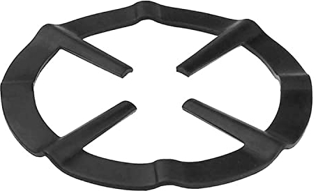 CABLEPELADO Soporte para Cocina de Gas | Soporte Anillo Wok | Soporte redondo para olla Moka | Rejilla para gas | Quemador | Hierro Fundido | Color negro | Diámetro 110 mm
