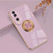 XINYEXIN Honor 70 Case with Ring Stand Holder 360 Degree Rotating Kickstand Fashion Shockproof Phone Protective Case Cover for Honor 70 - Purple