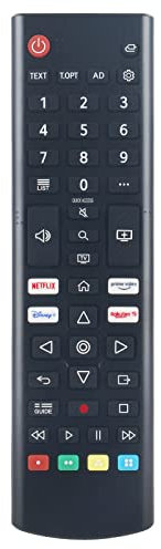 Mando a distancia de repuesto para LG LED UQ75 4K Smart TV 43UQ75006LF 50UQ75006LF 55UQ75006LF 65UQ75006LF AKB76037605