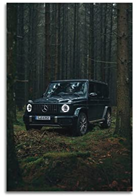 Supercar Poster Amg G63 G Klasse 4x4 Offroad Suv Poster Dekorative Malerei Leinwand Wandposter und Kunstbild Druck Moderne Familie Schlafzimmer Dekor Poster 12x18inch (30x45cm)