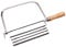 Adjustable Jewellery Saw, 300mm Metal Fret Saw, Multi Purpose Cutting Tool U-Shaped Saw Frame, Fine Cut Saw, Professional Hand Saw, 4pcs Spiral Saw Blades for Jewelry Craft