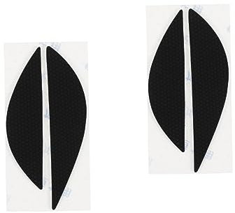 NUOBESTY 2 Paar Mauspad Seitenaufkleber Silikon-schlittschuh Antirutschband Für Ersatzaufkleber Silikon-griffband Griptape Für Computer Computerzubehör Kieselgel Rutschfest Handschlaufe