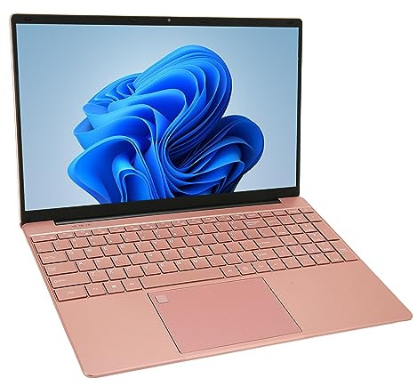 Lazmin112 Portátil de 15,6 Pulgadas con CPUCeleron N5095, 16 GB de RAM,11, Rosa (Enchufe Europeo de 16+1 TB)