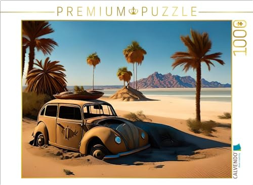 CALVENDO Puzzle Das alte Auto | 1000 Teile Lege-Größe 64 x 48 cm Foto-Puzzle für glückliche Stunden