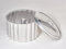 Evocalo Molde Flanera Rizado De Aluminio Pulido y Tapa Con Asa Tres Tamaños (20 cm Diámetro)