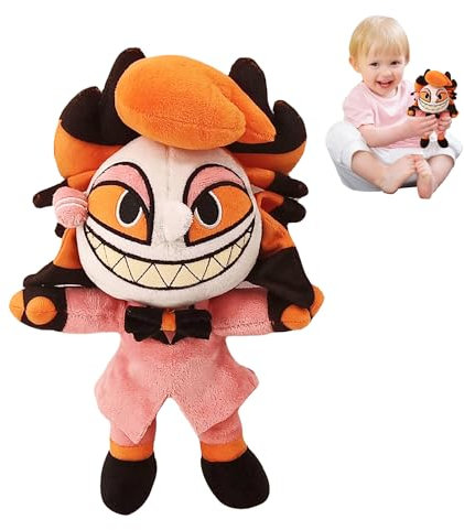 LYNBLY Hazbin Hotel Plush, Hazbin Hotel Kuscheltier, Niedlich Alastor Anime Figuren, Hazbin Hotel Anime Plush Toy für Kinder Und Erwachsene, Fans, Geburtstag Und Weihnachten
