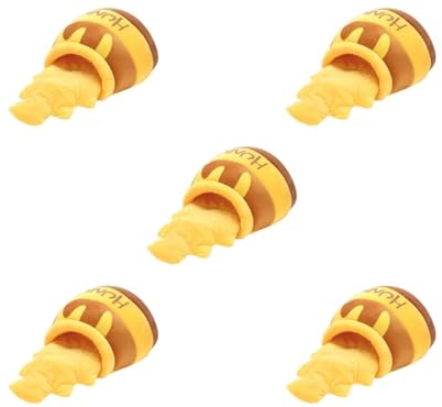 5 set Yellow Honey Pot Cat Bed Autumn Winter Breathable Jar Shape Nest Cute Plush Pet Sleeping Bag Tent Soft House for Small Cats Dogs