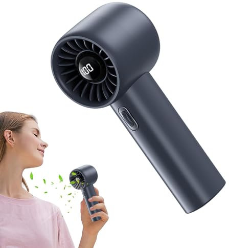 Ventilatore portatile ricaricabile - Ventilatore da scrivania - Ventilatore personale da viaggio con velocità regolabili, piccolo ventilatore portatile, da viaggio