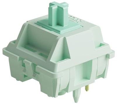 Akko Botany Tastaturschalter für mechanische Gaming-Tastatur, 5-polig, 38 GF, lineare vorgeleuchtete Schalter (45 Stück)
