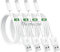4 Pack iPhone Charger Cables Apple Original 1/2M, Apple MFi Certified Apple Charging Cables,Apple Lightning to USB Cord Fast Charging for iPhone 14 13 12/11/11Pro/11Max/ X/XS/XR/XS Max/8/7