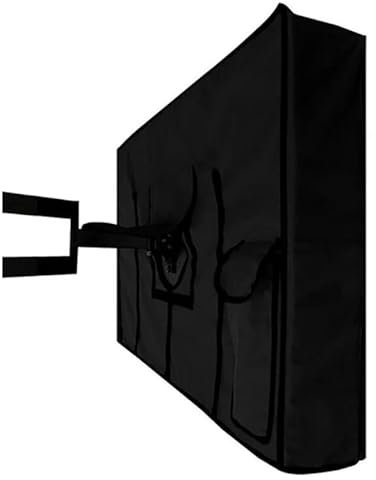 Outdoor Fernseher Wasserdichte TV-Abdeckung for den Außenbereich, staubdicht, Sonnenschutz, Oxford-Schwarz, Fernsehgehäuse for Fernseher von 22 bis 70 Zoll Tv Abdeckung Outdoor(65 inch to 70 inch)