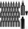 LDXDRU 40 Pack 100ml / 3.5oz Black Plastic Spray Bottles, Fine Mist Travel Atomizers with Lids, Refillable Containers Empty Cosmetic Bottles Portable Travel Bottle for Perfume Cosmetic Cleaning