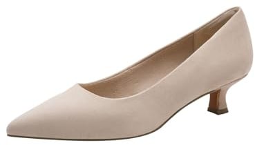 Marco Tozzi Damen Pumps weiches Feel Me Fußbett weiches Innenfutter Modern, beige (Dune), 38 EU