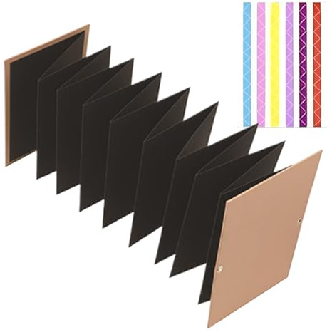 Fotoalbum zum Selbstgestalten, 21x15x1,5 cm akkordeons Scrapbook, DIY Scrapbook albens Stretchable Folding Fotoalbum Für Hochzeit Jahrestag Valentinstag, Freunde und Bekannte