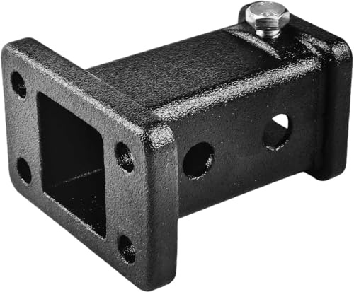 Flylin 2 Trailer Hitch Receiver Tube, Cast Steel for Tractor Lawn Mower | Universal Towever Hitch Extender, Heavy Duty Bolt On Receiver
