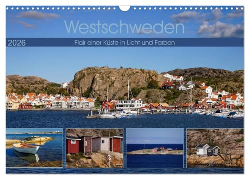 Westschweden - Flair einer Küste in Licht und Farben (Wandkalender 2026 DIN A3 quer), CALVENDO Monatskalender: Stimmungsvolle Eindrücke vom farbenfrohen Küstenland (CALVENDO Orte)