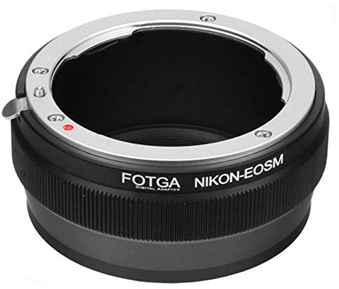 Fotga Adapter für Nikon F AI AIS Mount-Objektiv auf Canon EF-M EOSM spiegellose Kamera