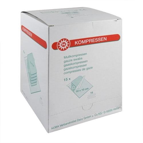 MULLKOMPRESSEN 10x10 cm steril 16fach