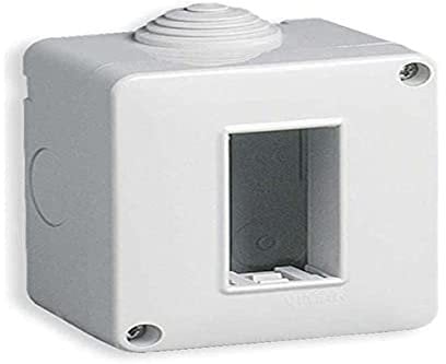 Vimar 0R14801 Contenitore da parete IP40, 1 modulo Eikon, Arké e Plana